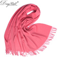 Fashion Damen 100% Cashmere Pashmina Hijab Schal Schal aus China-Fabrik